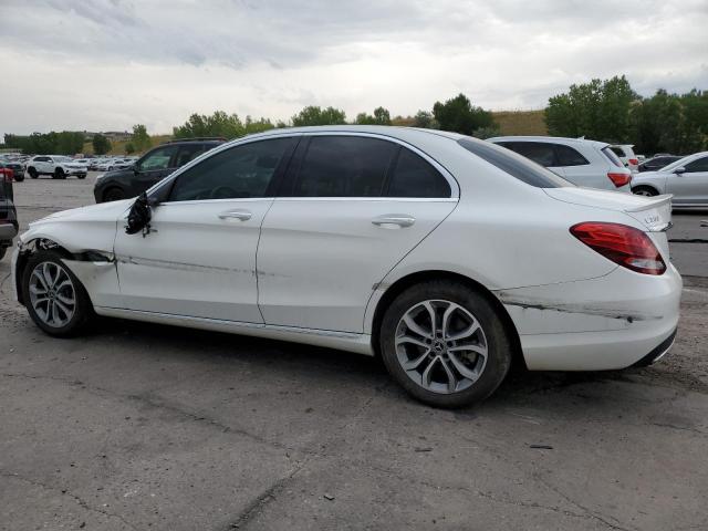 55SWF4KB2JU257886 - 2018 MERCEDES-BENZ C 300 4MATIC WHITE photo 2