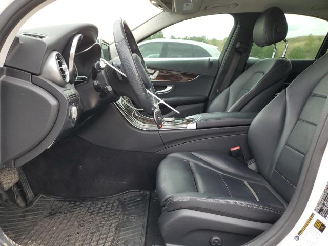 55SWF4KB2JU257886 - 2018 MERCEDES-BENZ C 300 4MATIC WHITE photo 7