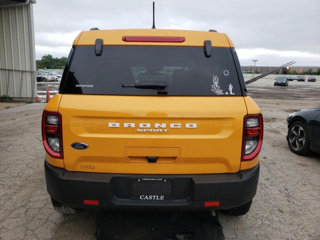 3FMCR9B64PRE01288 - 2023 FORD BRONCO SPO BIG BEND YELLOW photo 6