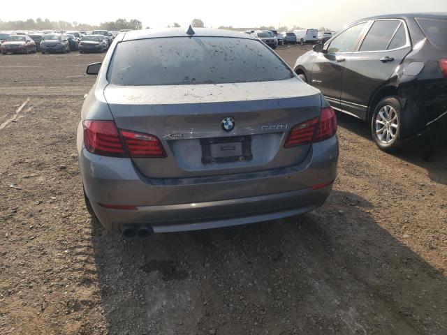 WBAXH5C59DD107345 - 2013 BMW 528 XI GRAY photo 6