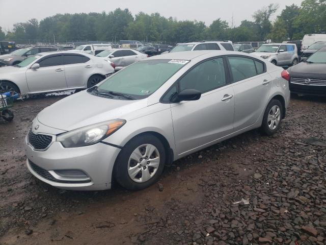 KNAFK4A61F5431485 - 2015 KIA FORTE LX SILVER photo 1