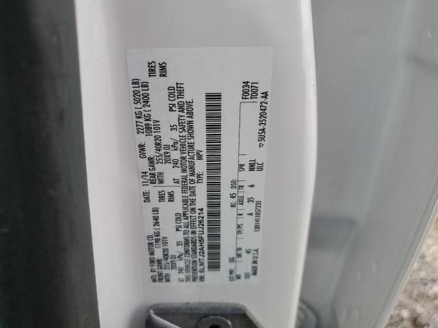 5LMTJ2AH5FUJ26214 - 2015 LINCOLN MKC თეთრი ფოტო 13