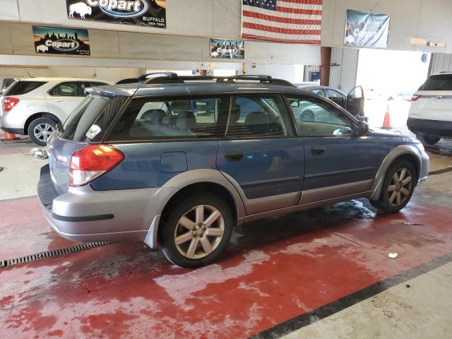 4S4BP61C697316065 - 2009 SUBARU OUTBACK 2.5I BLUE photo 3