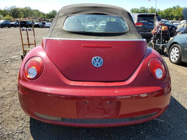 3VWRG31Y96M331252 - 2006 VOLKSWAGEN BEETLE CONVERTIBLE OPTION PACKAGE 1 RED photo 6