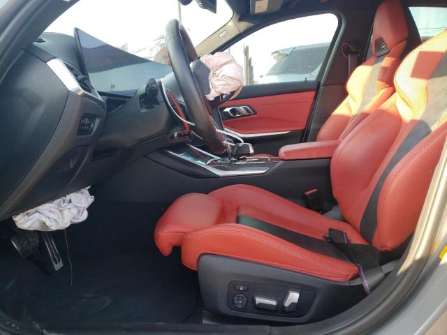 WBS33AY07PFN34904 - 2023 BMW M3 COMPETITION GRAY photo 7