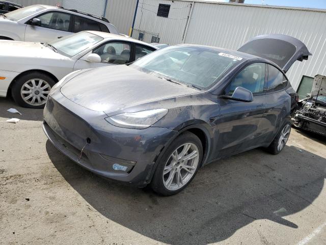 5YJYGDEE4MF160559 - 2021 TESLA MODEL Y SILVER photo 1