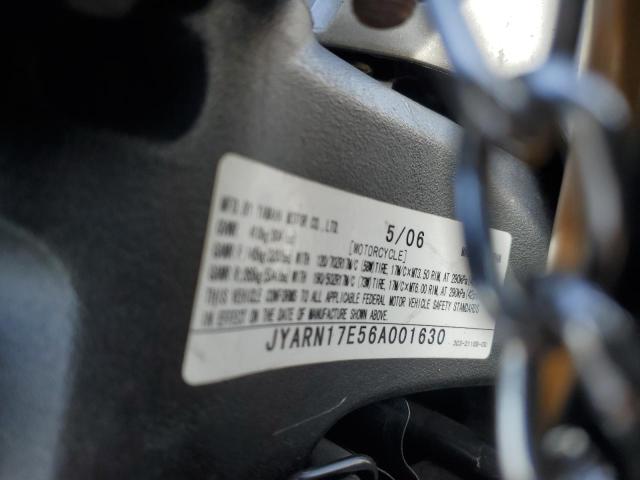 JYARN17E56A001630 - 2006 YAMAHA FZ1 S SILVER photo 10