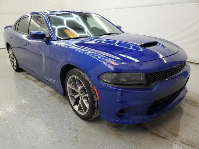 2C3CDXHG7NH166101 - 2022 DODGE CHARGER GT BLUE photo 4