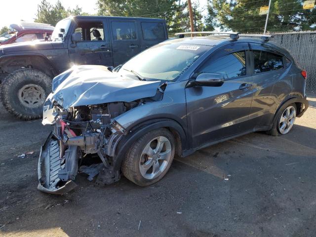 3CZRU6H79GM735447 - 2016 HONDA HR-V EXL GRAY photo 1