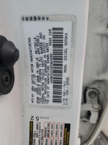 1NXBR32E28Z964589 - 2008 TOYOTA COROLLA CE WHITE photo 12