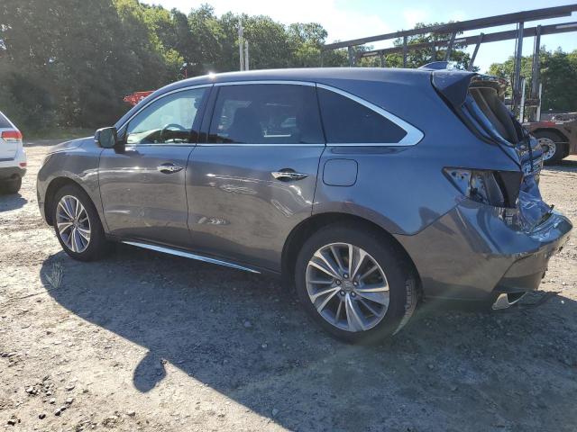 5J8YD4H50HL007248 - 2017 ACURA MDX TECHNOLOGY GRAY photo 2