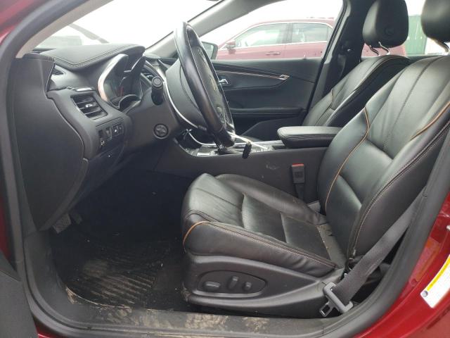 2G1125S35J9154349 - 2018 CHEVROLET IMPALA PREMIER RED photo 7