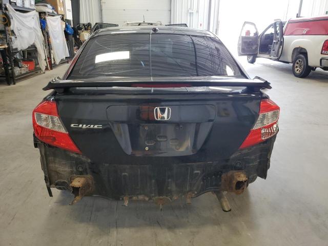 2HGFB2F90CH002693 - 2012 HONDA CIVIC EXL Czarny zdjęcie 6