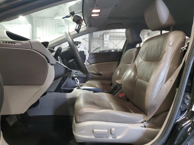 2HGFB2F90CH002693 - 2012 HONDA CIVIC EXL Czarny zdjęcie 7