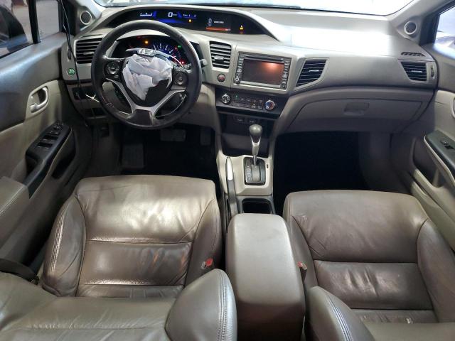 2HGFB2F90CH002693 - 2012 HONDA CIVIC EXL Czarny zdjęcie 8
