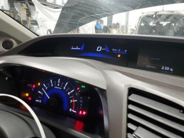 2HGFB2F90CH002693 - 2012 HONDA CIVIC EXL Czarny zdjęcie 9