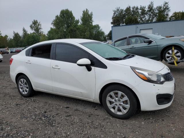 KNADM4A39D6280085 - 2013 KIA RIO LX WHITE photo 4