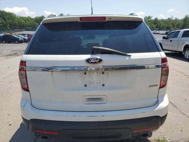 1FM5K8B83DGC53209 - 2013 FORD EXPLORER თეთრი ფოტო 6