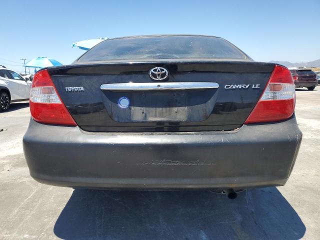 4T1BE32K64U377159 - 2004 TOYOTA CAMRY LE BLACK photo 6