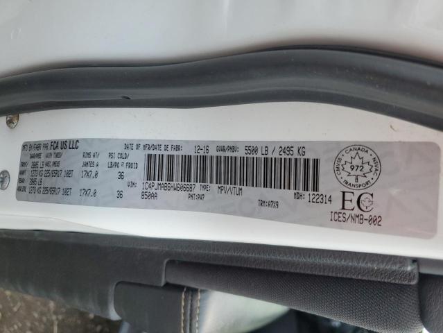 1C4PJMAB6HW606687 - 2017 JEEP CHEROKEE SPORT WHITE photo 14