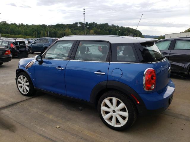 WMWZB3C53CWM02815 - 2012 MINI COOPER COUNTRYMAN BLUE photo 2