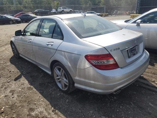 WDDGF54X88R023508 - 2008 MERCEDES-BENZ C 300 SILVER photo 2