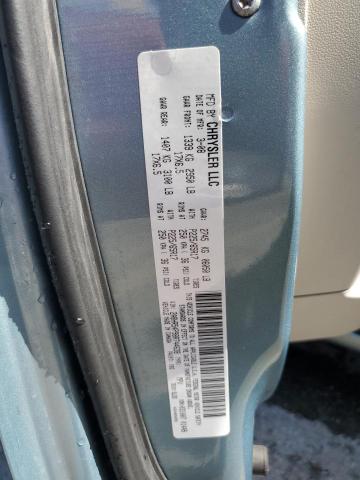 2A8HR54P98R744638 - 2008 CHRYSLER TOWN & COU TOURING 青绿色 照片 12