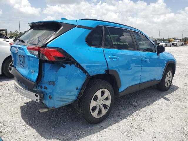 2T3H1RFV4KW006714 - 2019 TOYOTA RAV4 LE Blau Foto 3