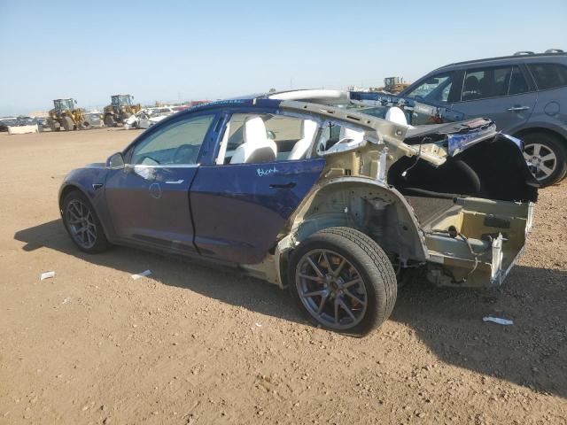 5YJ3E1EB9LF621970 - 2020 TESLA MODEL 3 BLUE photo 2