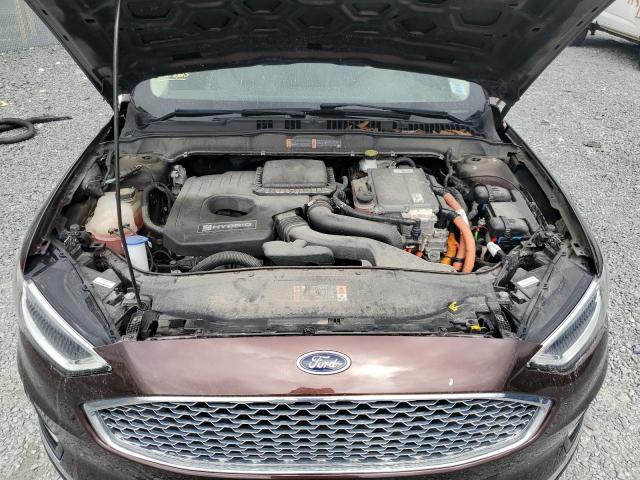 3FA6P0RU5KR191337 - 2019 FORD FUSION TITANIUM BURGUNDY photo 11