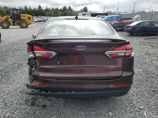 3FA6P0RU5KR191337 - 2019 FORD FUSION TITANIUM BURGUNDY photo 6