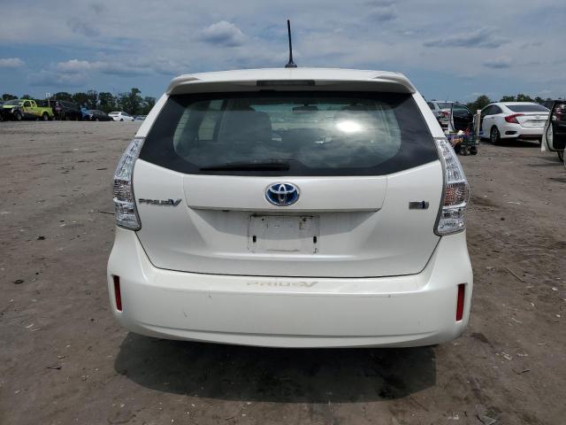 JTDZN3EU1C3034781 - 2012 TOYOTA PRIUS V WHITE photo 6