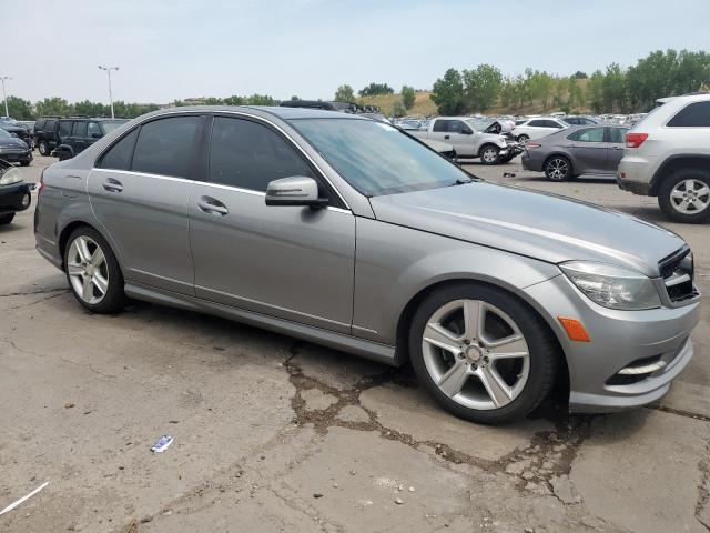 WDDGF8BB8BR184036 - 2011 MERCEDES-BENZ C 300 4MATIC GRAY photo 4