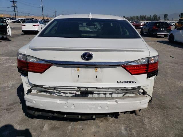 JTHBW1GG1D2033095 - 2013 LEXUS ES 300H WHITE photo 6