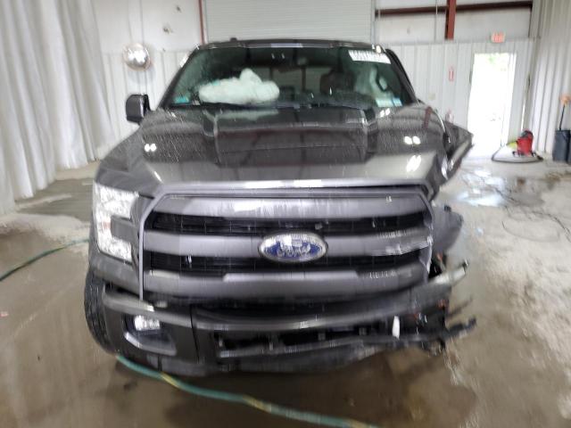 1FTEW1EG5FFB45119 - 2015 FORD F150 SUPERCREW GRAY photo 5