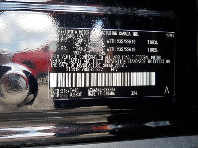 2T3N1RFV8RC483872 - 2024 TOYOTA RAV4 LIMITED 黑色 照片 13
