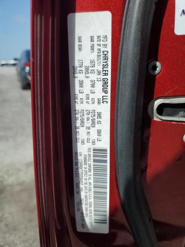 1C6RR6KT7DS594837 - 2013 RAM 1500 ST RED photo 12