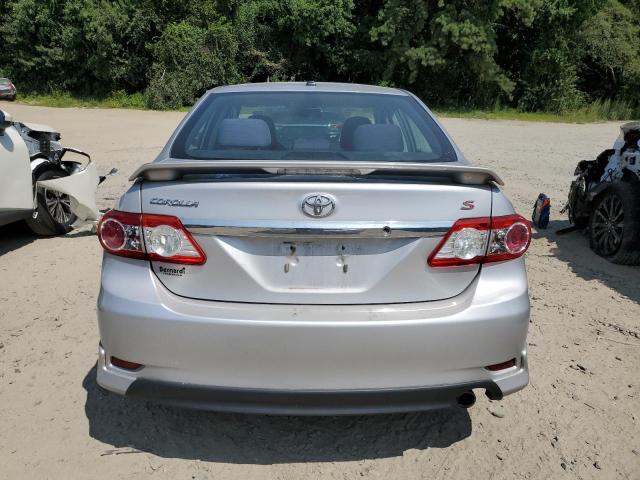 2T1BU4EE8CC850302 - 2012 TOYOTA COROLLA BASE SILVER photo 6