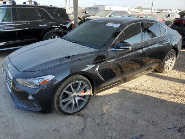 KMTG74LE1KU032672 - 2019 GENESIS G70 ELITE BLACK photo 1