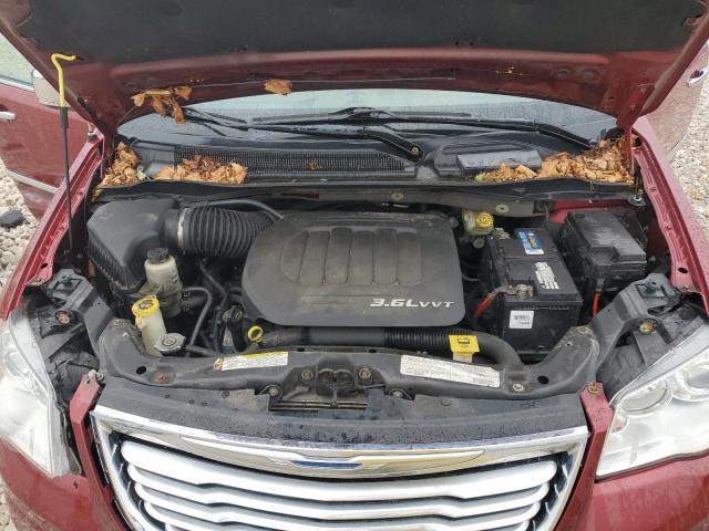 2A4RR6DG9BR749339 - 2011 CHRYSLER TOWN & COU LIMITED BURGUNDY photo 12