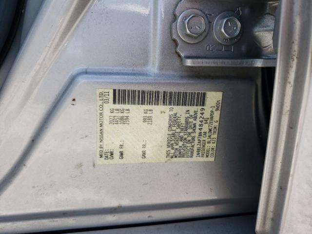 1N4BL2AP7BN484249 - 2011 NISSAN ALTIMA SR SILVER photo 12