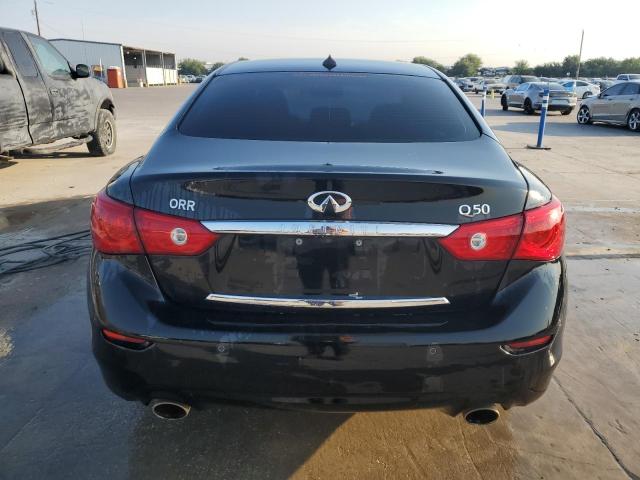 JN1BV7APXEM683178 - 2014 INFINITI Q50 BASE BLACK photo 6