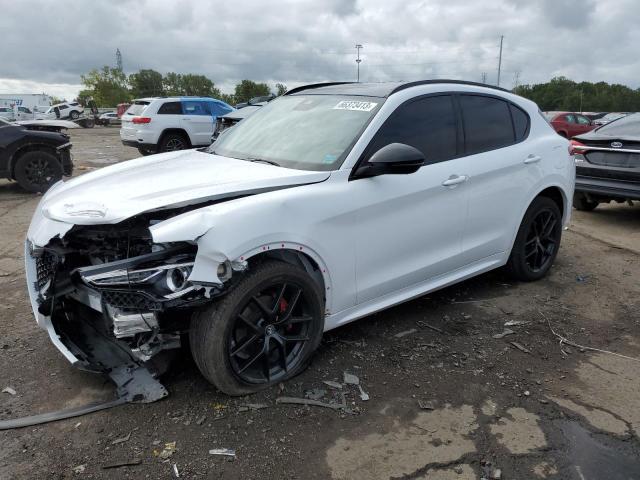 ZASPAKBN8M7D08067 - 2021 ALFA ROMEO STELVIO TI WHITE photo 1