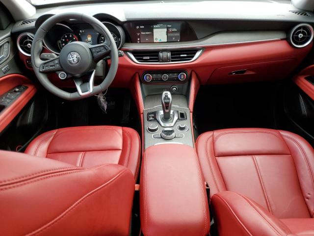 ZASPAKBN8M7D08067 - 2021 ALFA ROMEO STELVIO TI WHITE photo 8