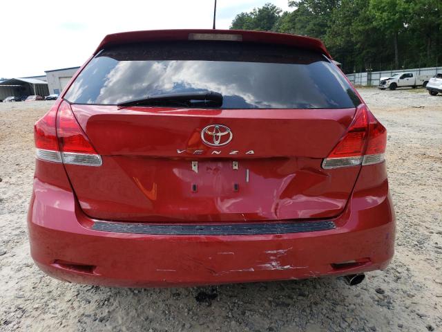 4T3ZA3BB8AU037993 - 2010 TOYOTA VENZA RED photo 6