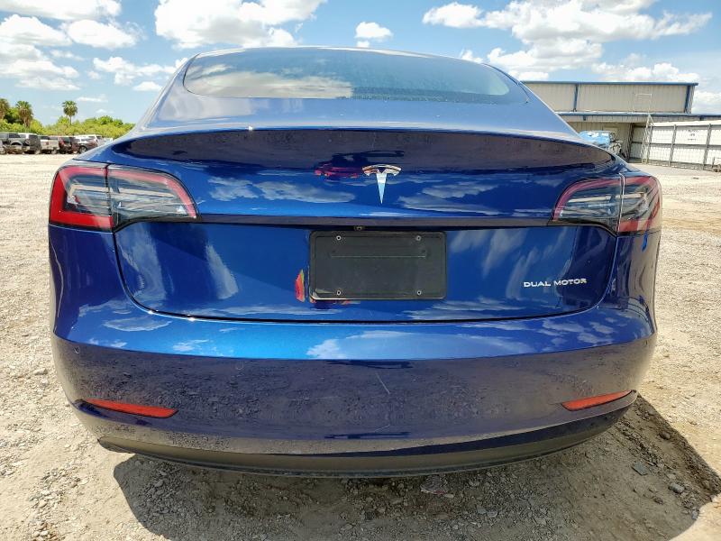 5YJ3E1EB9LF793612 - 2020 TESLA MODEL 3 ლურჯი ფოტო 6