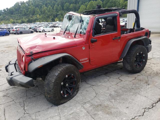 1C4AJWAG7CL213949 - 2012 JEEP WRANGLER SPORT RED photo 1