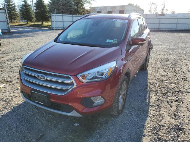 1FMCU9J9XHUE31934 - 2017 FORD ESCAPE TITANIUM RED photo 2