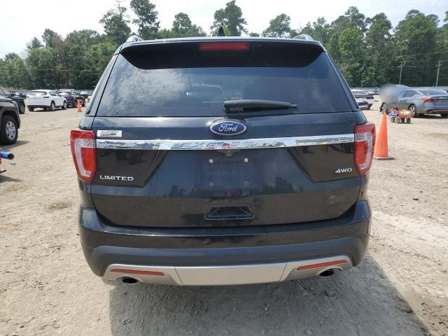 1FM5K8F84HGB77774 - 2017 FORD EXPLORER LIMITED BLACK photo 6