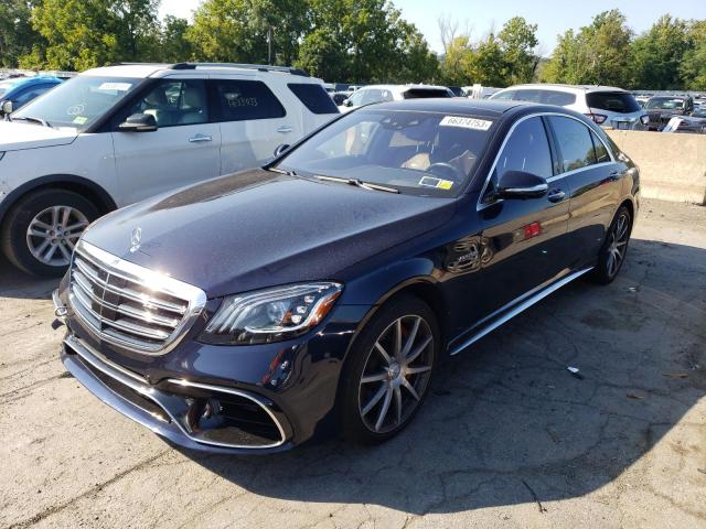 WDDUG8JB0KA467496 - 2019 MERCEDES-BENZ S 63 AMG 4MATIC BLUE photo 1